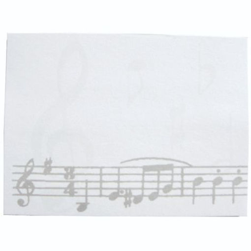 Picture of MUSIC NOTES STICKY PAD